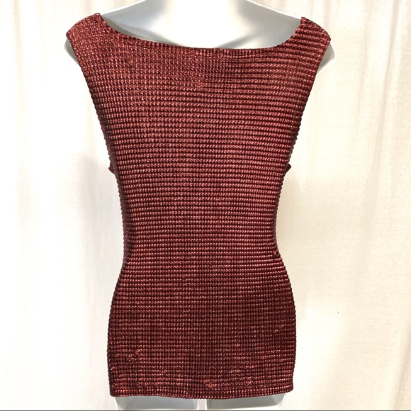 Kisca by Komarov Stretchy Metallic Red Shell 2X - Picture 3 of 8